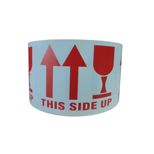This side Up Label – 70mm x 100mm / (1000 per Roll)